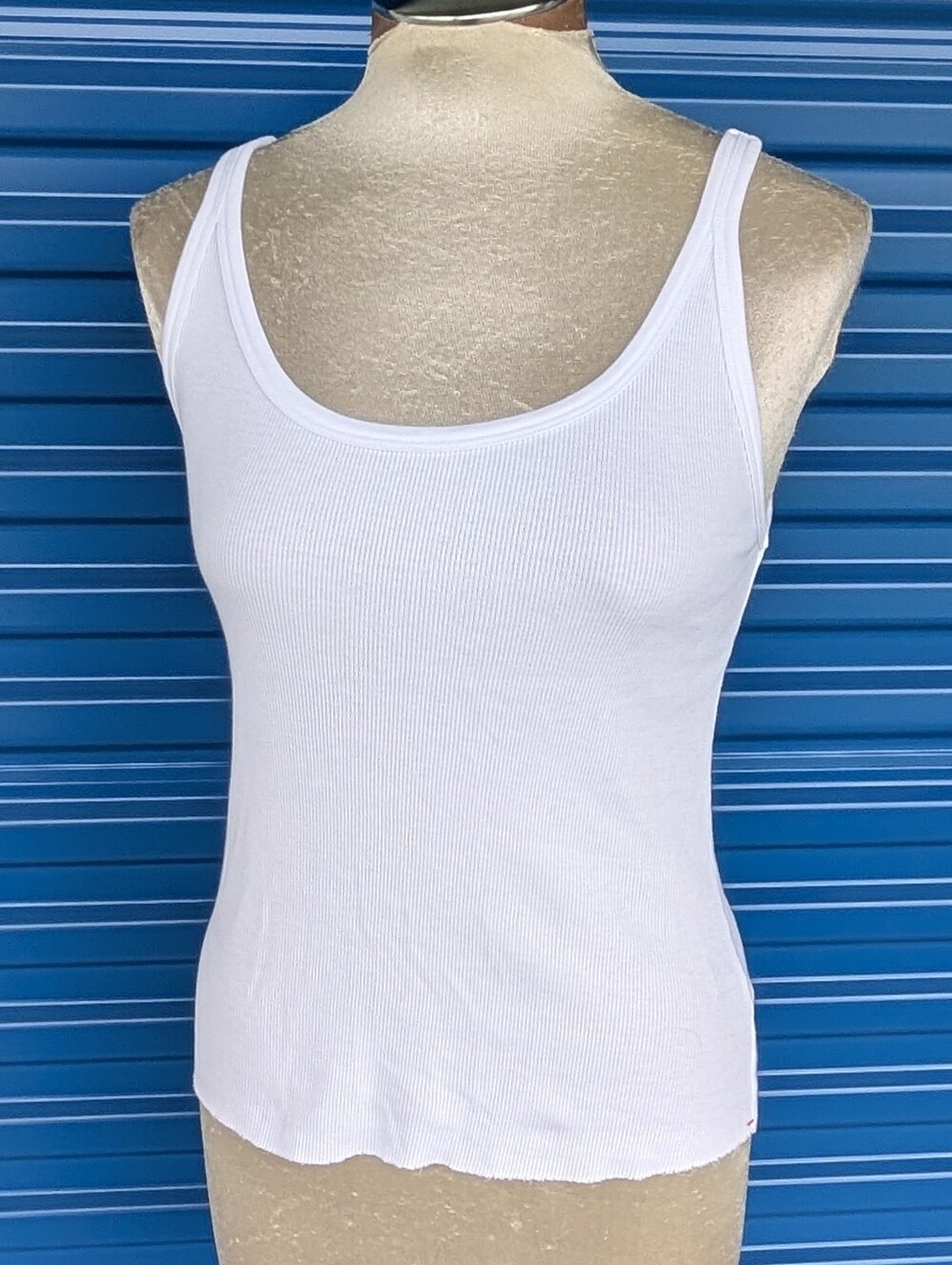 new XIRENA white ribbed tank top